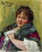 Ilya Repin Portrait of writer Spain oil painting artist